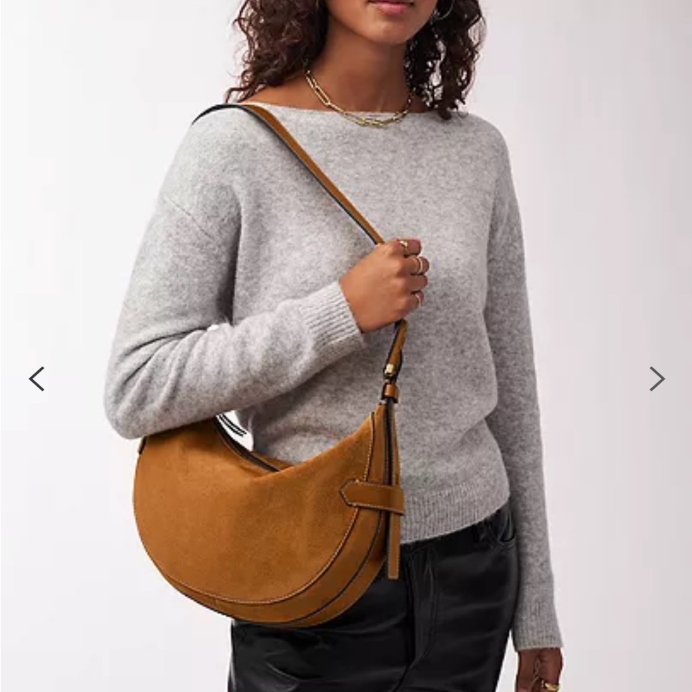 FOSSIL Harwell Hobo - Saddle Suede